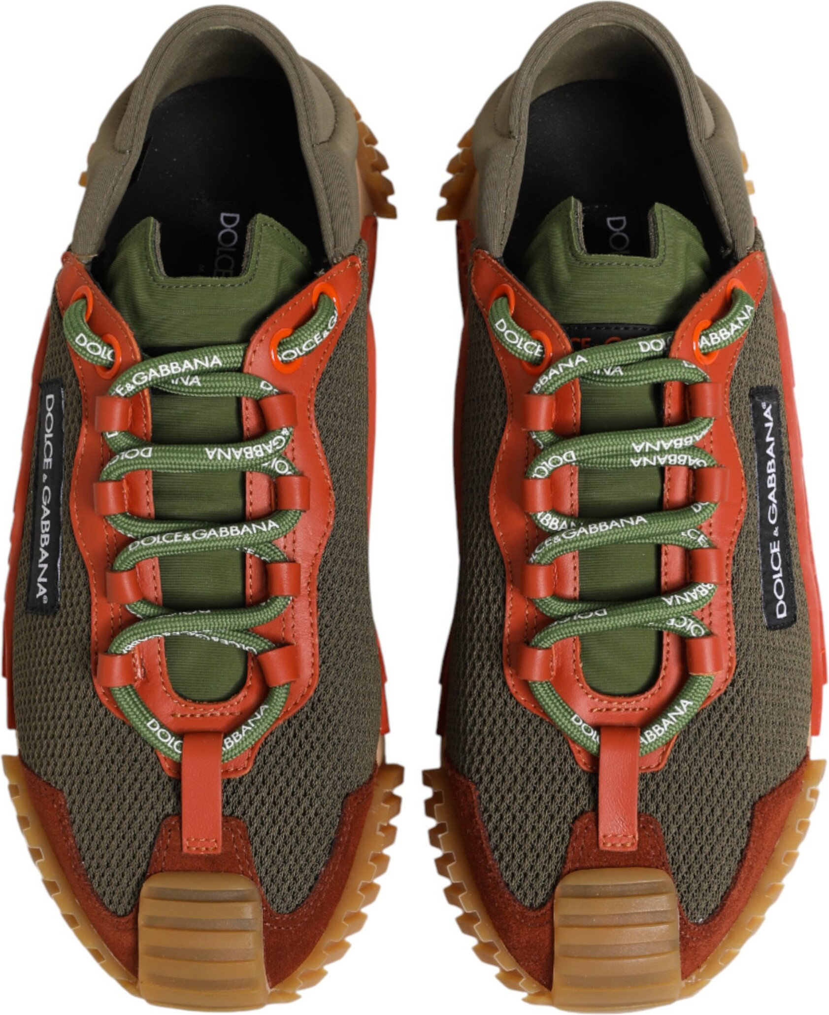 Multicolor Lace Up Low Top NS1 Sneakers Shoes Dolce & Gabbana