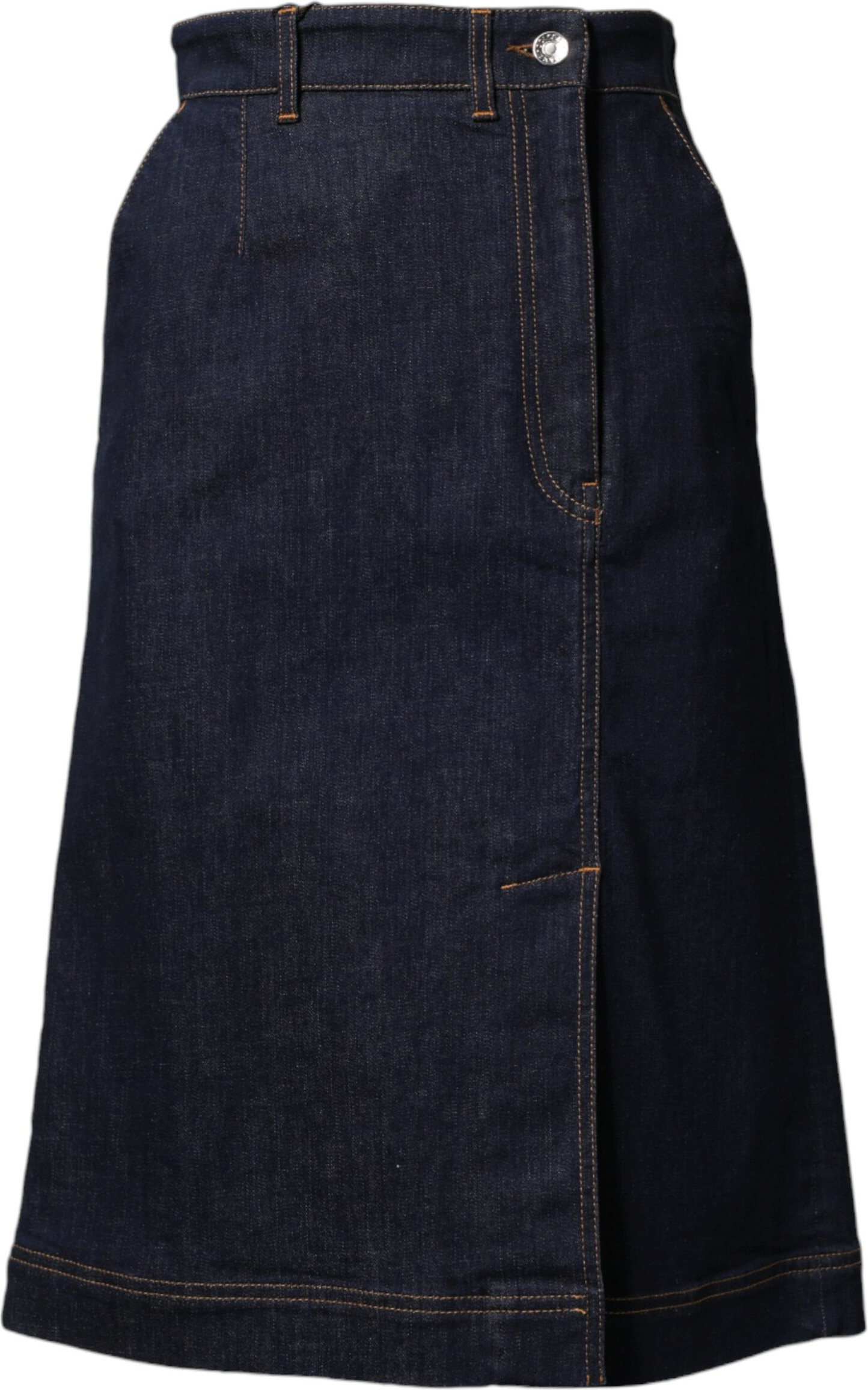 Dolce & Gabbana A-line Denim Midi Skirt