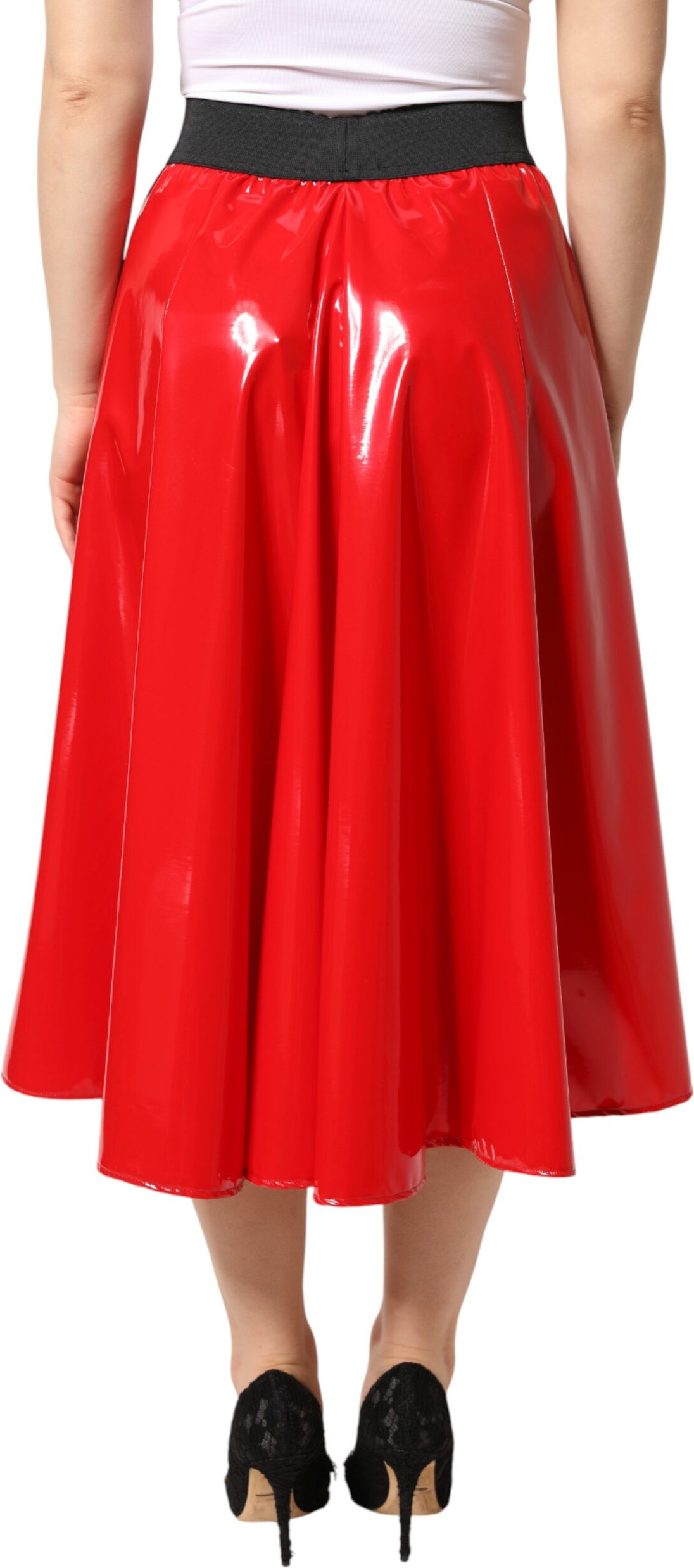 Dolce & Gabbana High Waist Midi Rock