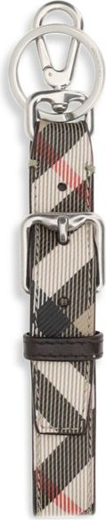 Брелок Burberry из телячьей кожи Bos Taurus
