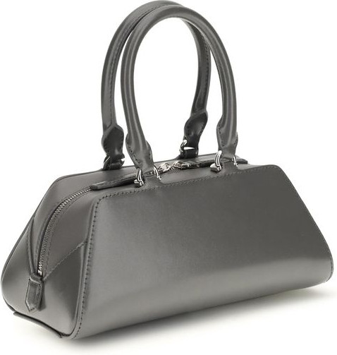 Gray Calf Leather Bos Taurus Handbag