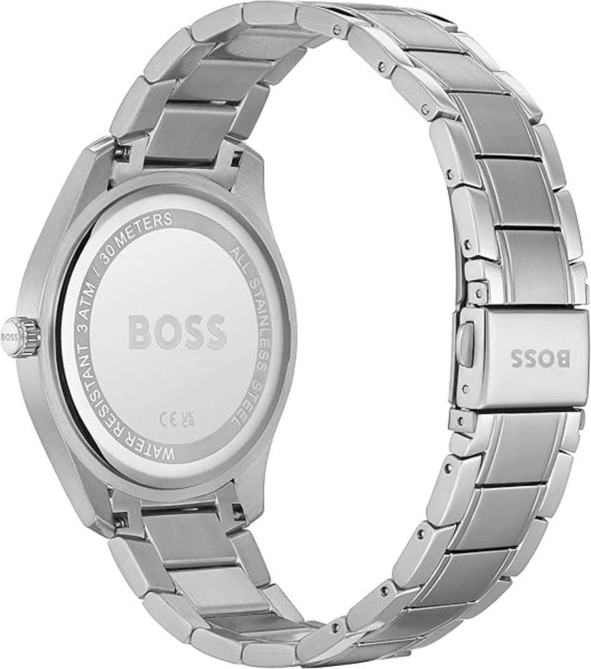 Gray Stainless Steel Dress Watch Hugo Boss