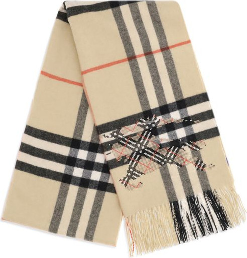 Шарф Burberry Бежевый Кашемир