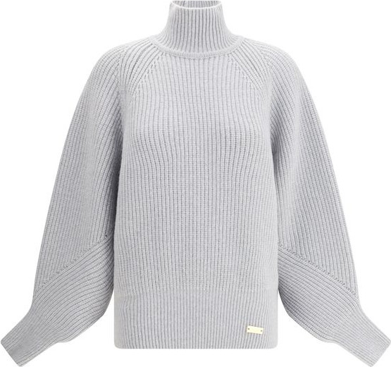Gray Wool Sweatshirt Balmain