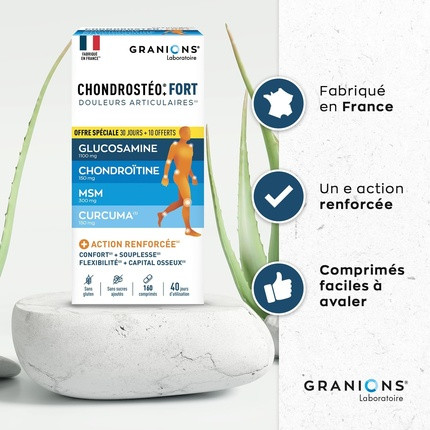 Granions Chondrosteo+ Strong Joints Reinforced Formula for Mobility