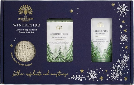 Hand Care Gift Set Wintertide Nordic Pine Luxury Soap & Hand Cream