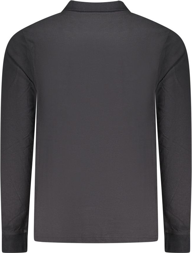Polo Shirt Geographical Norway Black Cotton