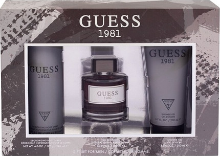 Guess 1981 For Men - Eau De Toilette, Duschgel, Deospray