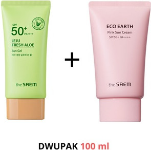 Sun Gel The Saem Jeju Sun Gel Eco Pink Sun Package