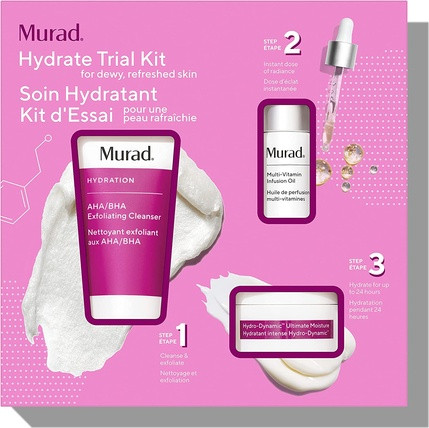 Murad Premium Skincare Regime Kit Value Trial Set Hydrate Trial Kit