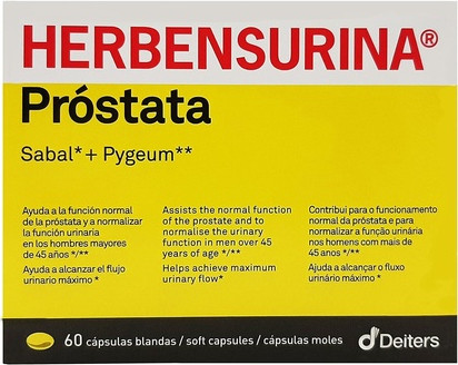 Capsules Deiters HERBENSURINA Prostate