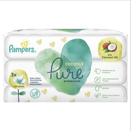 Pampers Coconut Pure Baby Feuchttücher