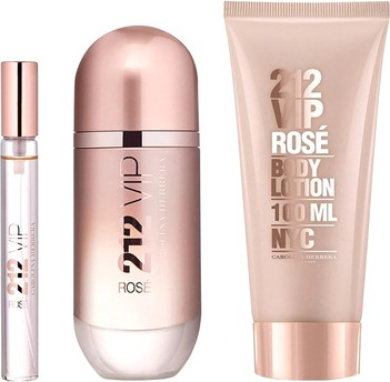 Carolina Herrera 212 Vip Rose Set Eau De Parfum
