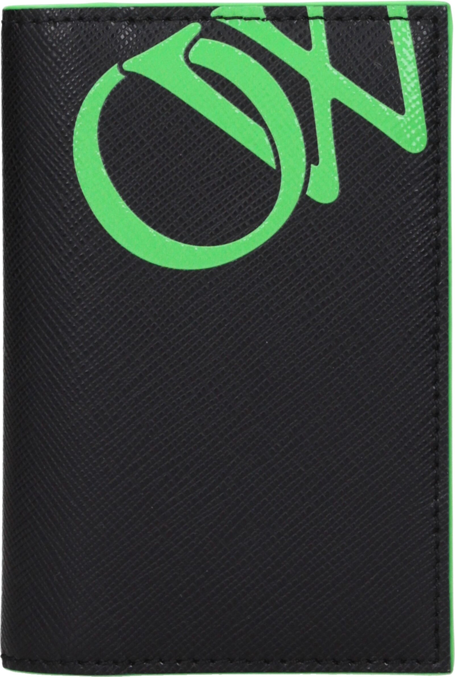 Black Leather Cardholder Off-White