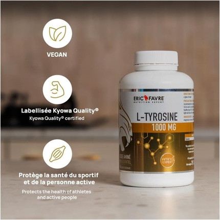 L-Tyrosine 1000mg 60 Capsules Eric Favre