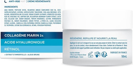Anti-Aging Nachtcreme Regenerierende Feuchtigkeitsmaske