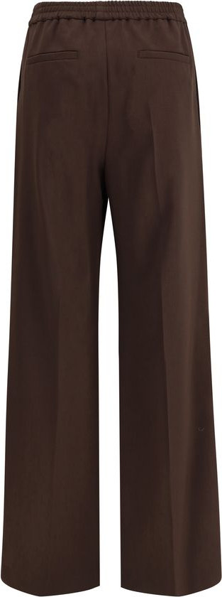 Gray Polyester Casual Pants by Max Mara
