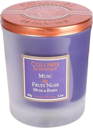 Collines De Provence Scented Candle Musk and Berry