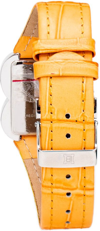 Laura Biagiotti Orange Leather Dress Watch