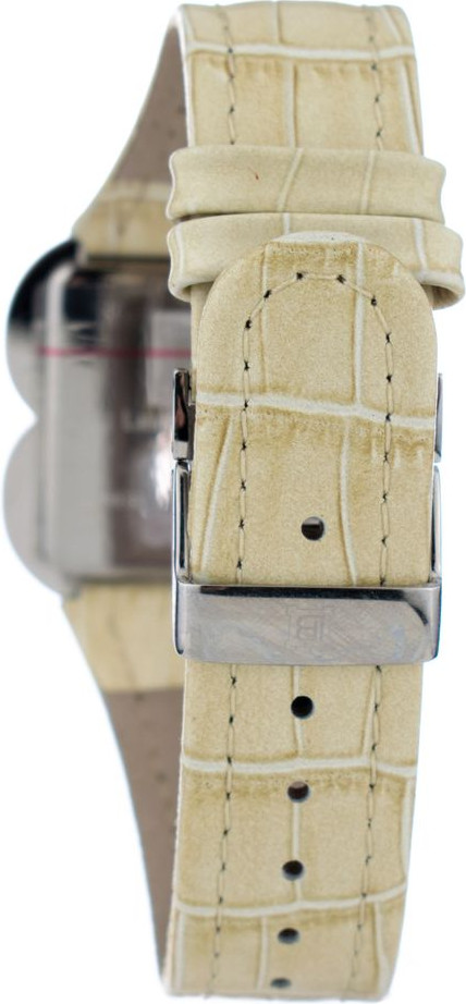 Laura Biagiotti Beige Leather Dress Watch