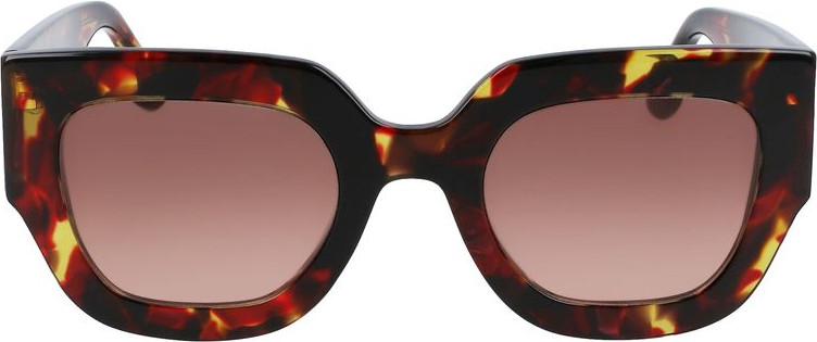 Красные солнцезащитные очки Victoria Beckham из ацетата