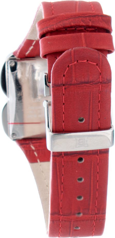 Red Leather Dress Watch Laura Biagiotti