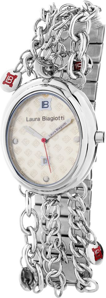 Laura Biagiotti Silver Stainless Steel Dress Watch