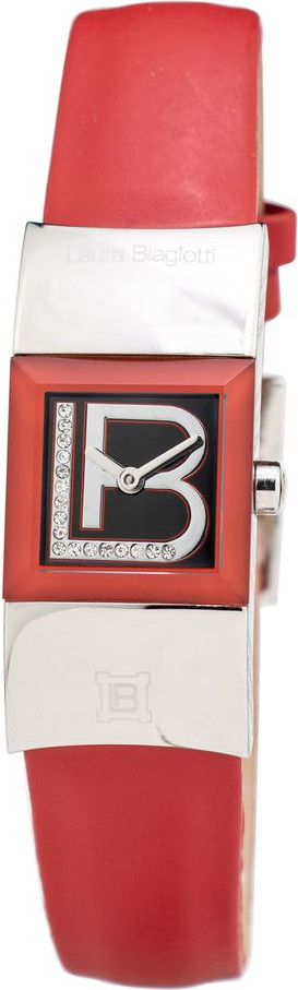 Laura Biagiotti Red Leather Dress Watch