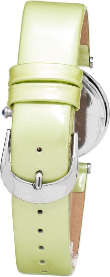 Green Leather Dress Watch Laura Biagiotti