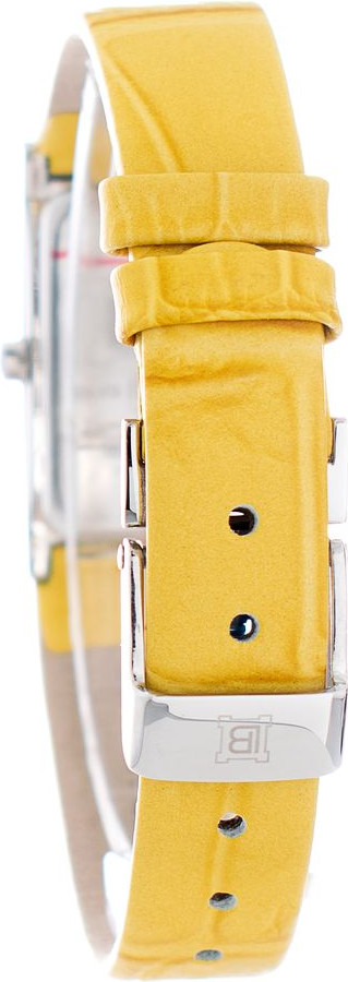 Laura Biagiotti Yellow Leather Dress Watch