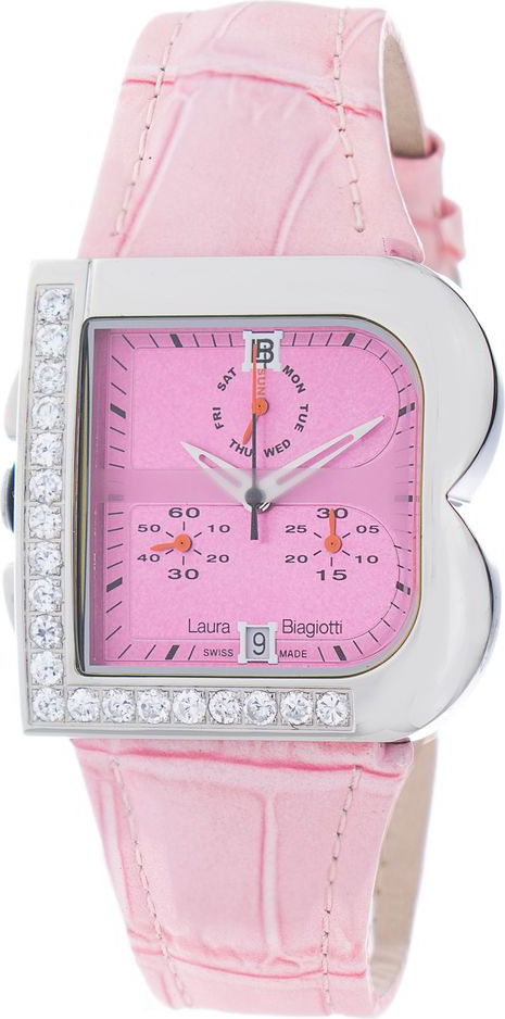Laura Biagiotti Multicolor Leather Dress Watch