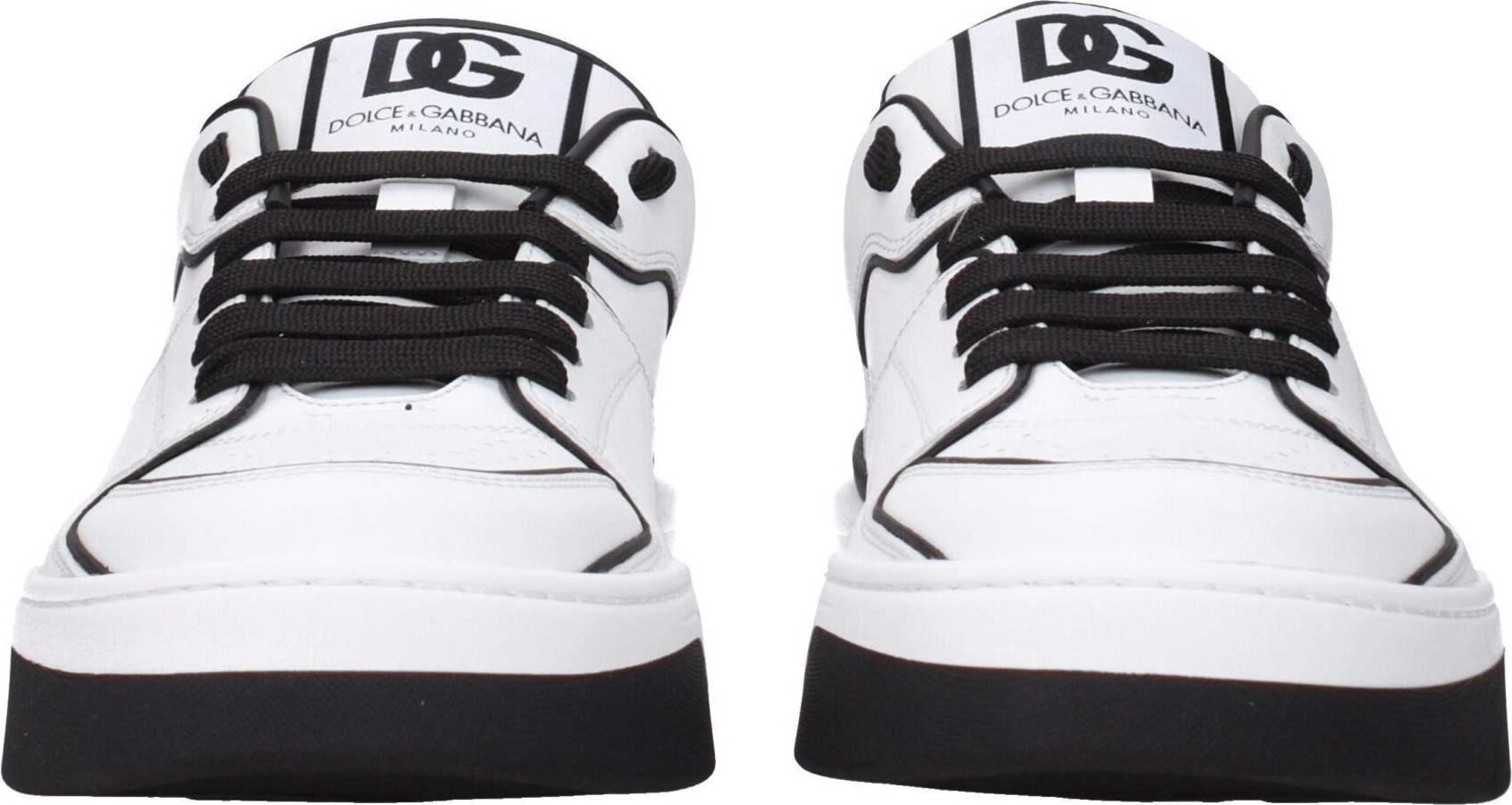 White Leather Sneakers Dolce & Gabbana