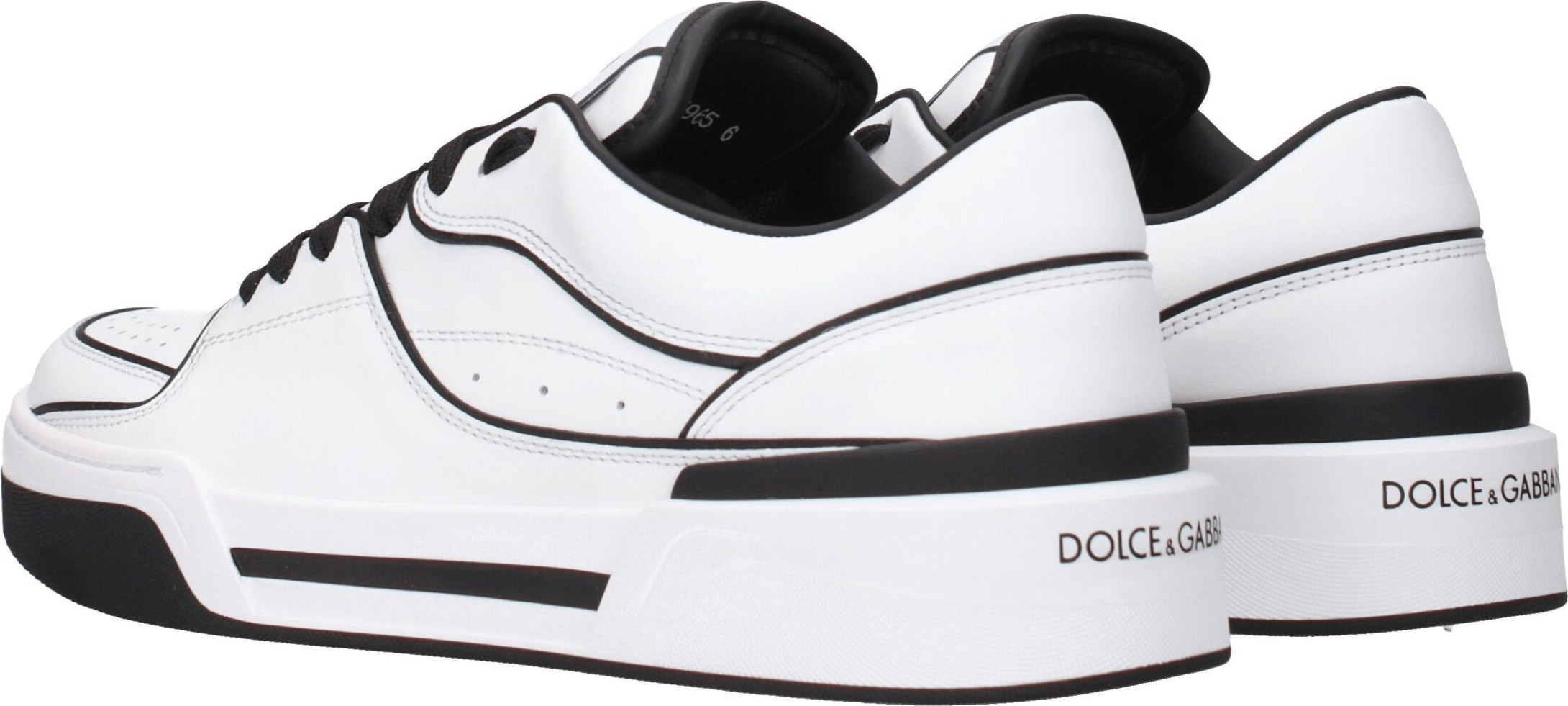 White Leather Sneakers Dolce & Gabbana