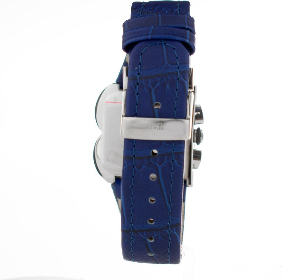 Laura Biagiotti Purple Leather Dress Watch