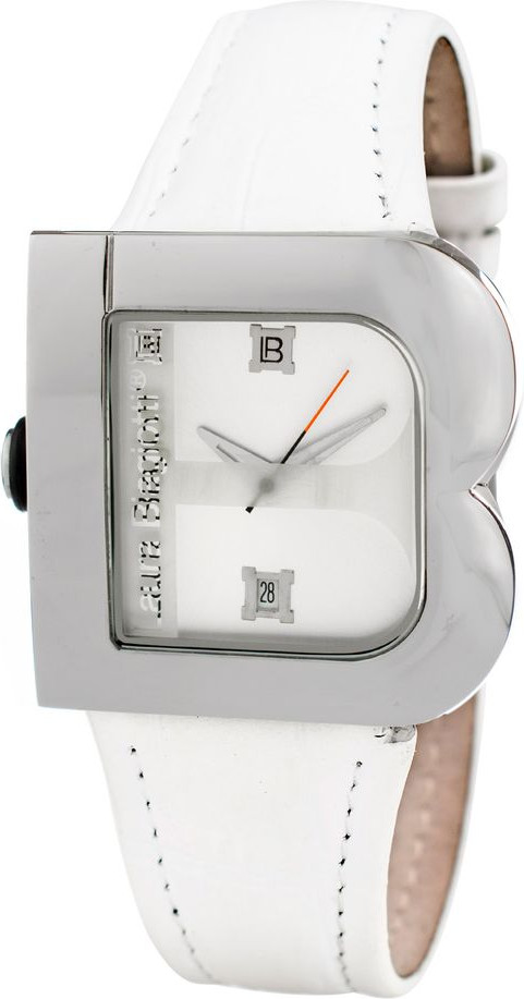 Laura Biagiotti White Leather Dress Watch