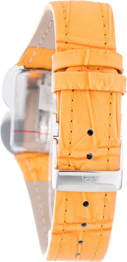 Laura Biagiotti Orange Leather Dress Watch