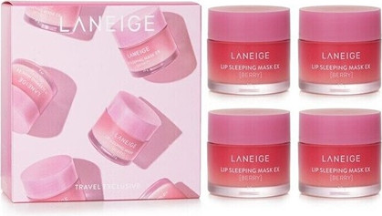 Подарочный набор ягодной ночной маски для губ Ex Set Laneige