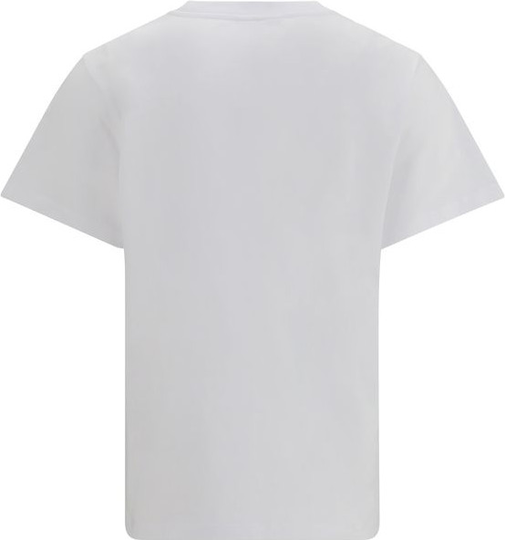 White Cotton T-Shirt GANNI