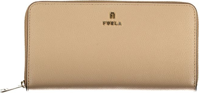 Beige Leather Wallet Furla
