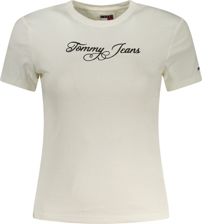 Bianco Cotton T-shirt Tommy Hilfiger