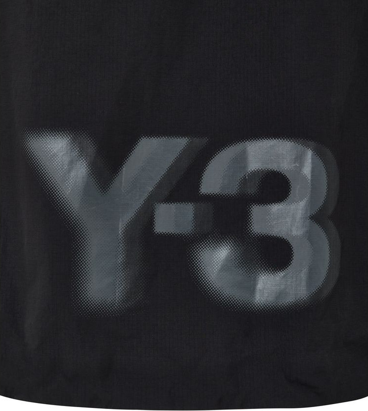 Y-3 Black Polyamide Shell Jacket