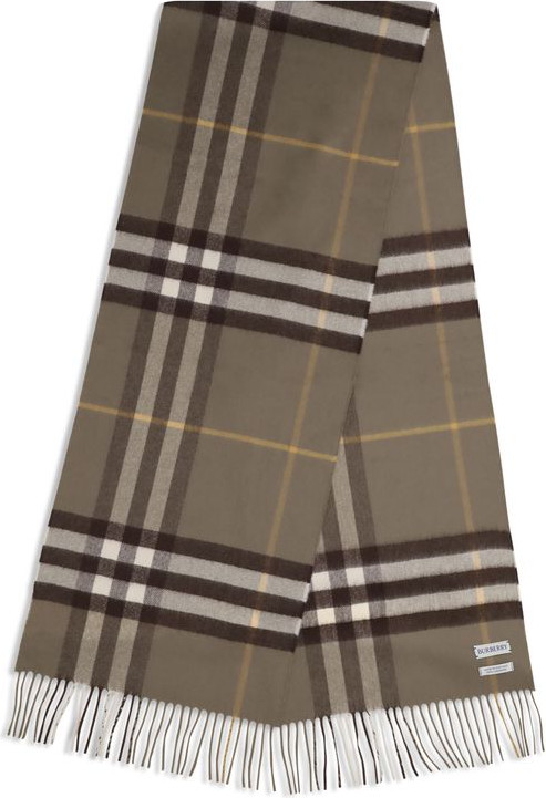 Jigarrang Kashmir Sharf Burberry