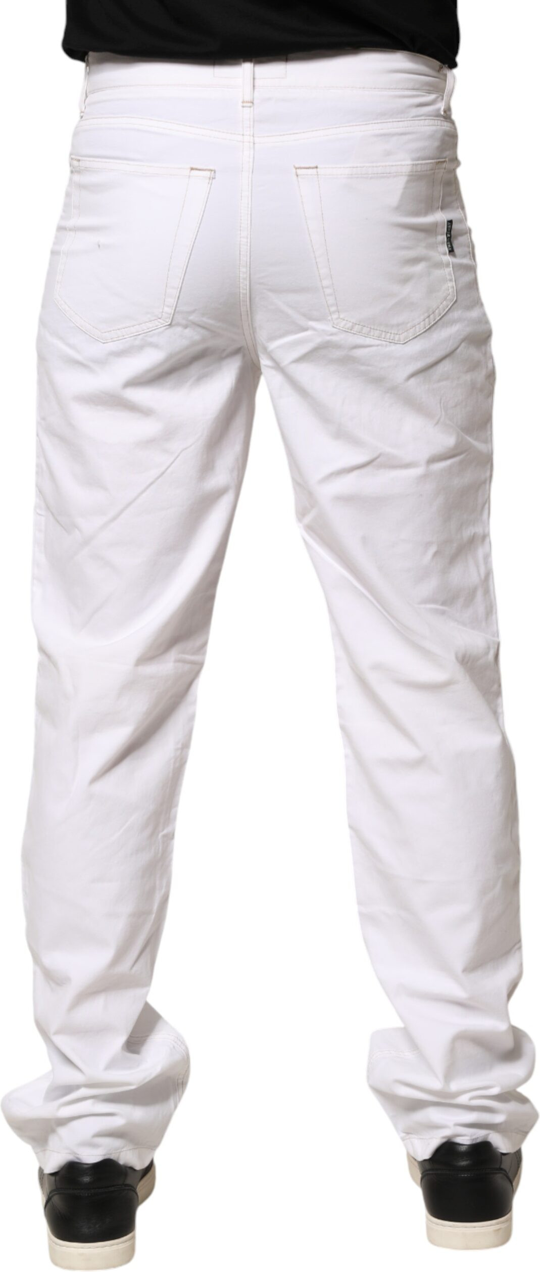 Jeans Fred Perry White Cotton