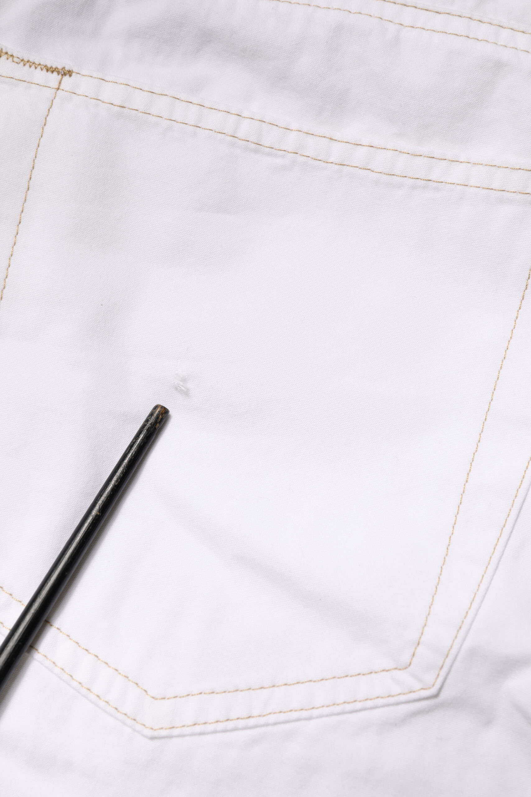 Jeans Fred Perry White Cotton