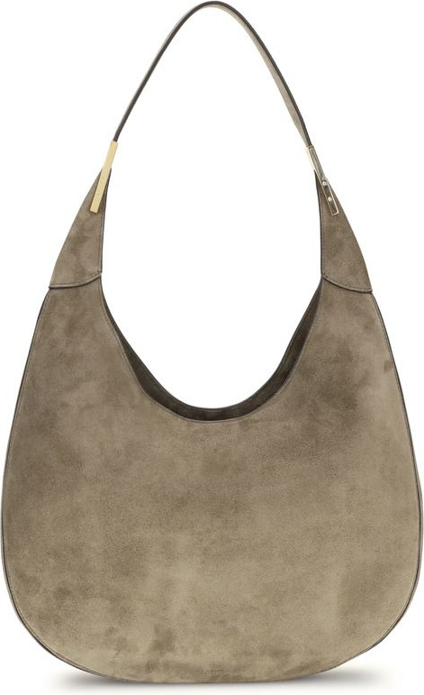 Beige Calf Leather Bos Taurus Shoulder Bag