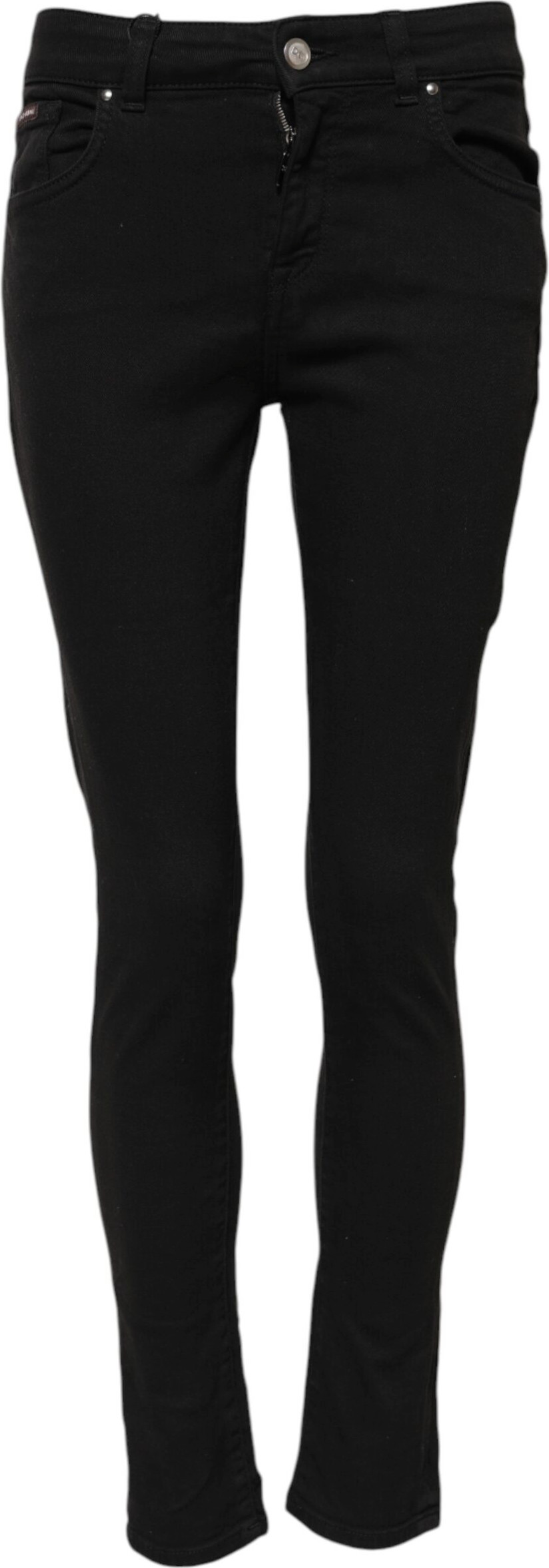 Dolce & Gabbana Black Cotton Casual Skinny Denim Jeans