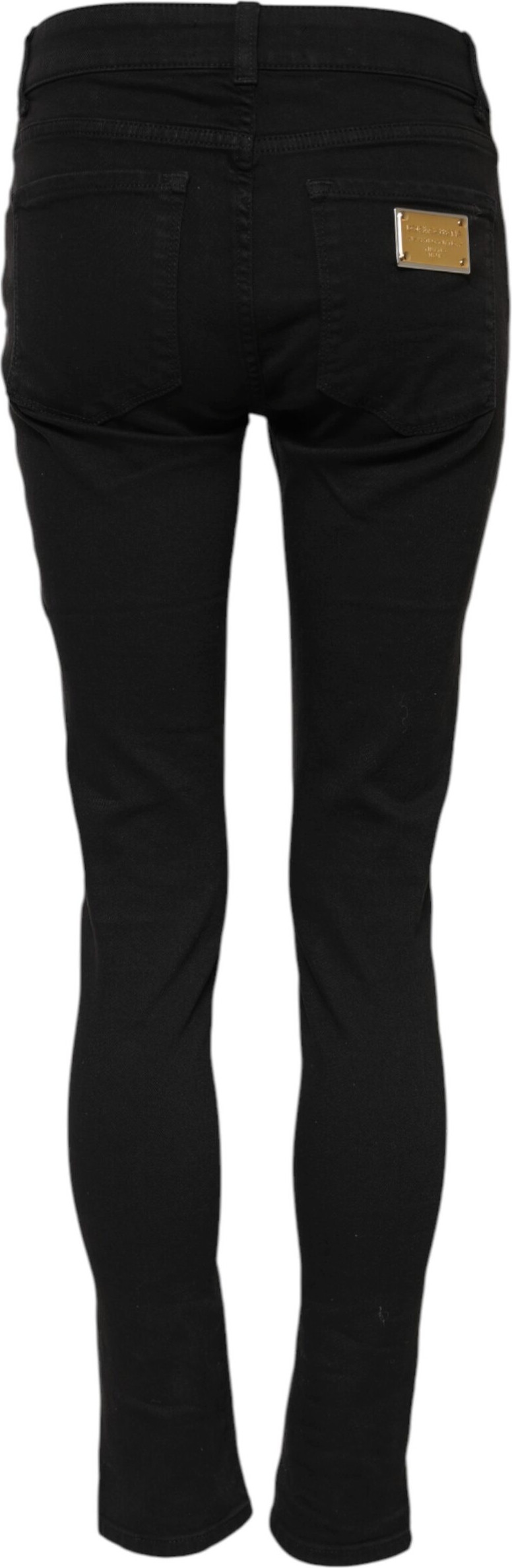Dolce & Gabbana Black Cotton Casual Skinny Denim Jeans