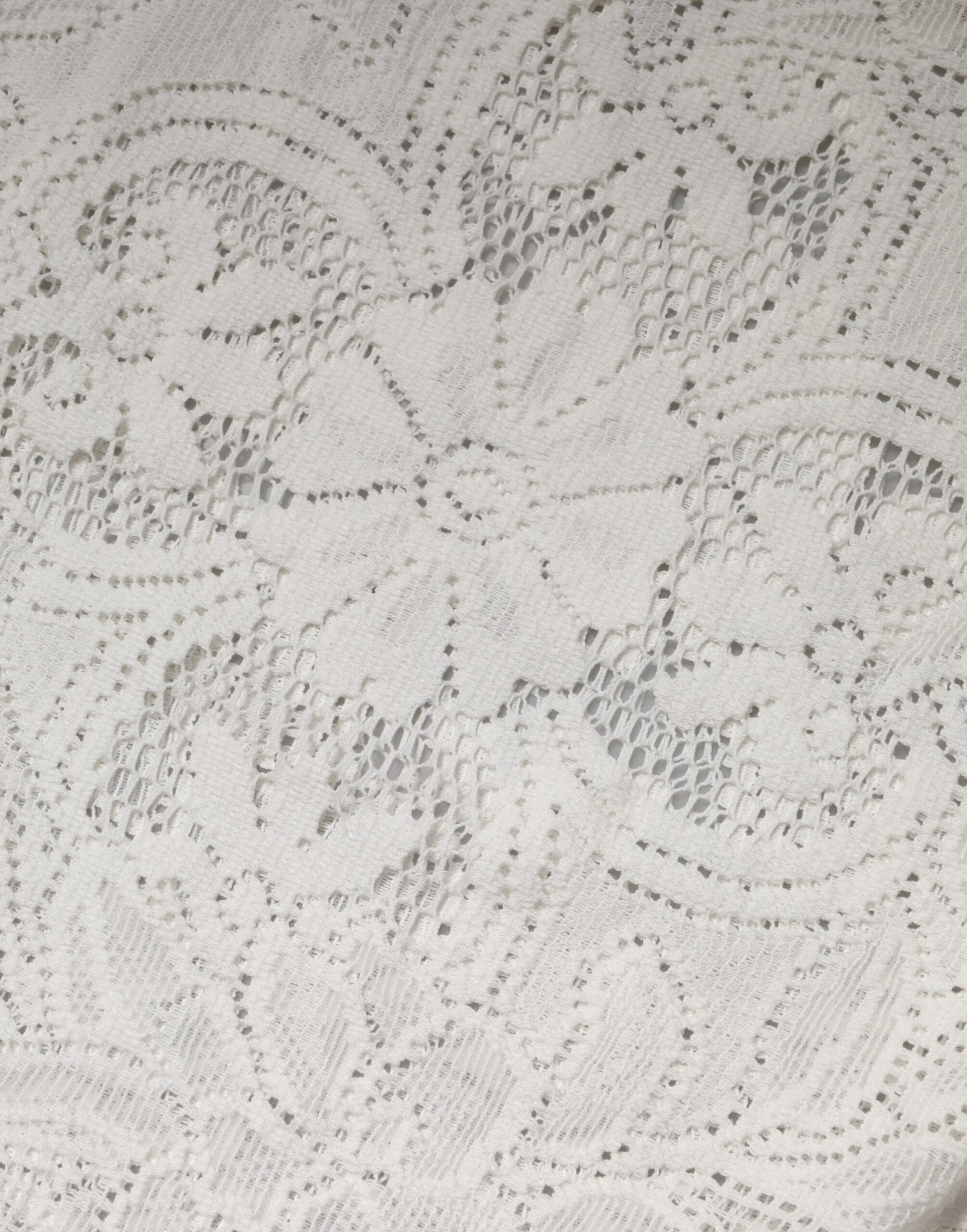 Blouse Dolce & Gabbana White Embroidery Lace Cotton