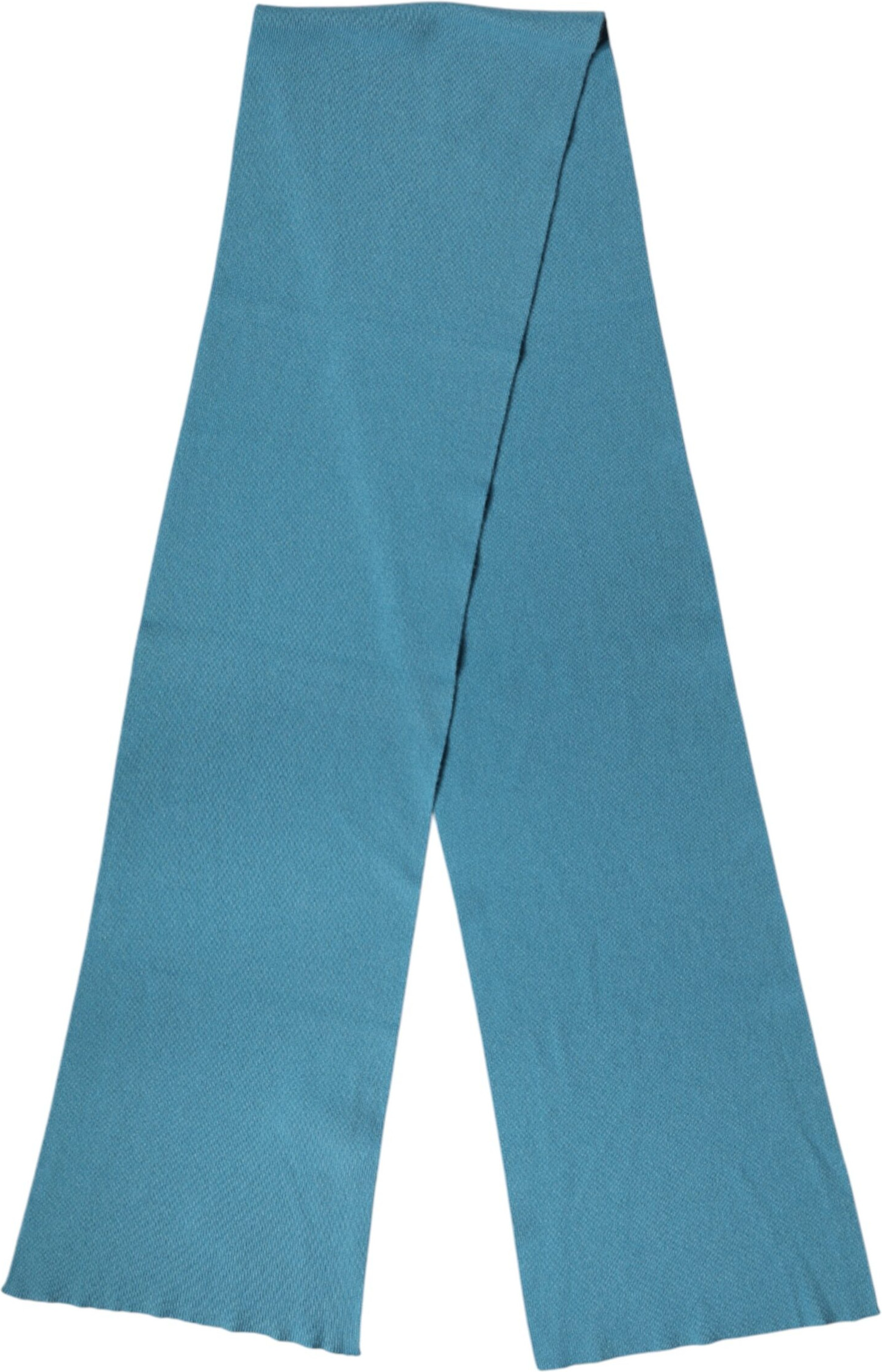 Blaue Kaschmir-Strick-Schal von Dolce & Gabbana