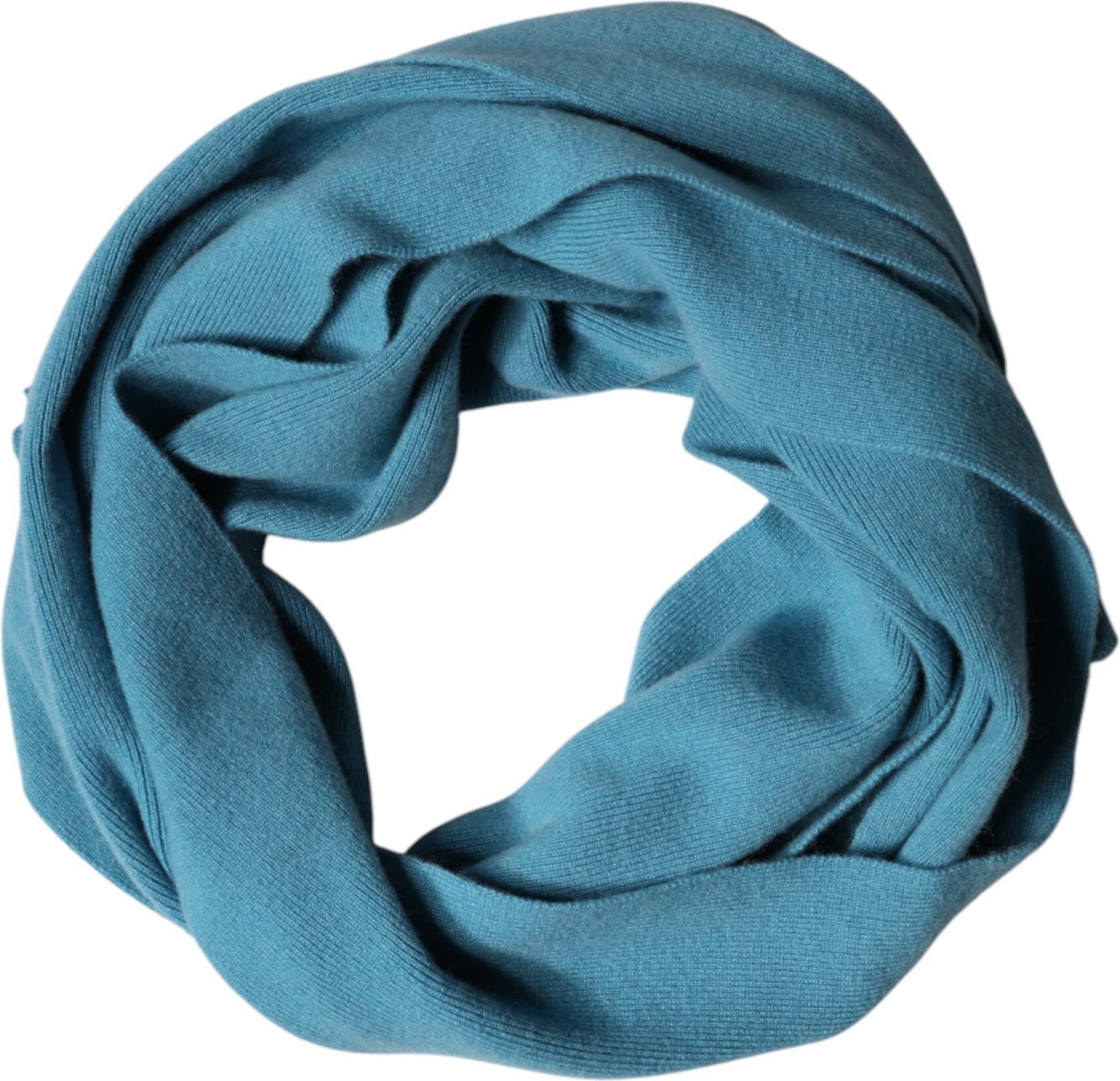 Blaue Kaschmir-Strick-Schal von Dolce & Gabbana